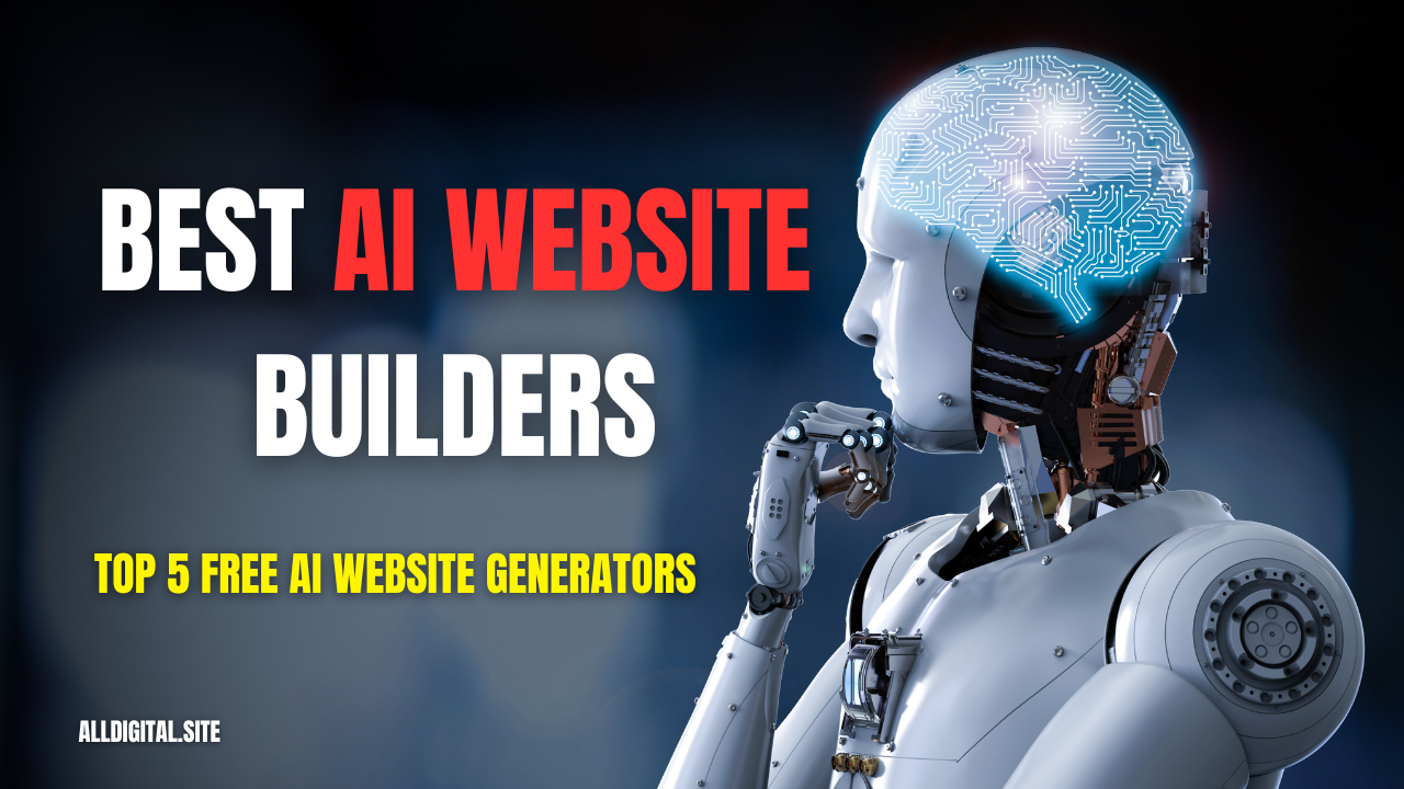 Best AI Website Builders : Top 5 Free AI Website Generators : The Best Deals in 2024. Top 5 Cheap Websites for Small Business